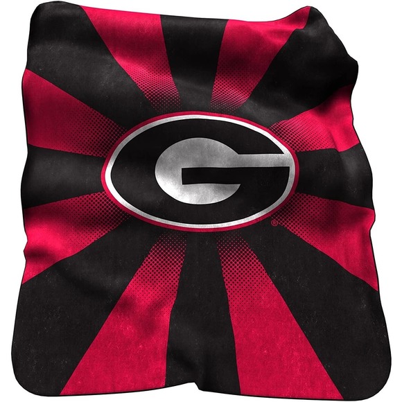 UGA Raschel Throw Blanket - Picture 1 of 3